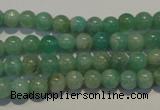 CAM802 15.5 inches 6mm round Brazilian amazonite beads wholesale