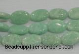 CAM858 15.5 inches 10*14mm oval natural Russian amazonite beads