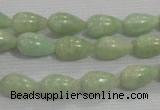 CAM860 15.5 inches 8*13mm teardrop natural Russian amazonite beads