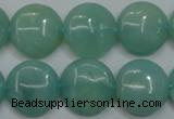 CAM917 15.5 inches 16mm flat round amazonite gemstone beads wholesale