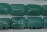 CAM934 15.5 inches 13*18mm rectangle amazonite gemstone beads wholesale