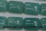 CAM935 15.5 inches 15*20mm rectangle amazonite gemstone beads wholesale