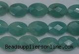 CAM951 15.5 inches 10*14mm faceted oval amazonite gemstone beads wholesale