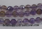 CAN08 15.5 inches 6mm faceted round natural ametrine gemstone beads