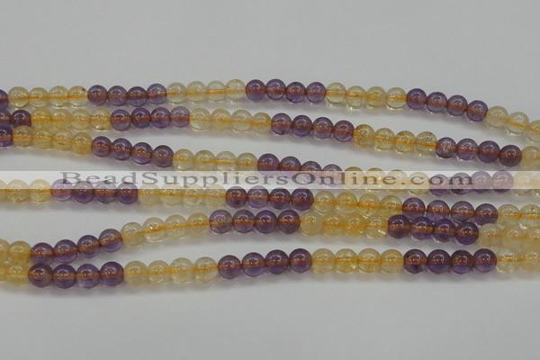 CAN102 15.5 inches 6mm round ametrine beads wholesale