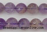 CAN153 15.5 inches 10mm faceted round natural ametrine beads