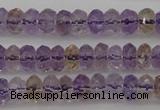 CAN158 15.5 inches 4*6mm faceted rondelle natural ametrine beads