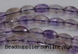 CAN18 15.5 inches 6*10mm faceted rice natural ametrine beads