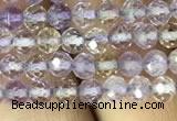 CAN210 15.5 inches 4mm round faceted ametrine beads wholesale