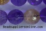 CAN227 15.5 inches 11mm faceted round ametrine beads wholesale