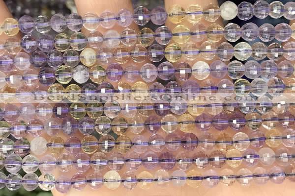 CAN251 15.5 inches 5mm pumpkin ametrine gemstone beads