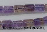 CAN27 15.5 inches 8*12mm column natural ametrine gemstone beads