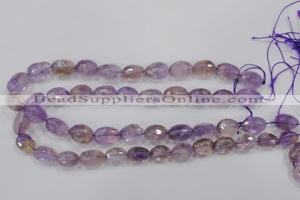 CAN28 15.5 inches 12*16mm faceted nugget natural ametrine beads