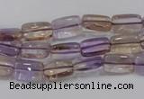 CAN37 15.5 inches 8*12mm rectangle natural ametrine gemstone beads