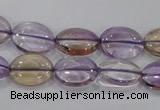 CAN48 15.5 inches 10*14mm oval natural ametrine gemstone beads