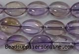 CAN49 15.5 inches 12*16mm oval natural ametrine gemstone beads