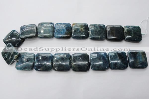 CAP357 15.5 inches 25*25mm square natural apatite gemstone beads