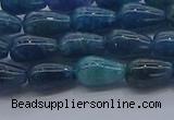 CAP375 15.5 inches 6*10mm teardrop apatite gemstone beads