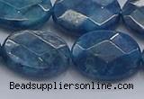 CAP393 15.5 inches 15*20mm faceted oval apatite gemstone beads