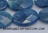 CAP394 15.5 inches 18*25mm faceted oval apatite gemstone beads