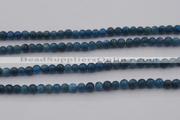 CAP400 15.5 inches 4mm round A grade natural apatite beads