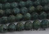 CAP500 15.5 inches 6mm round natual green apatite beads