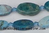 CAP552 15.5 inches 10*18mm oval apatite gemstone beads