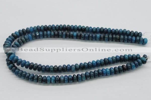 CAP58 15.5 inches 6*10mm rondelle dyed apatite gemstone beads wholesale