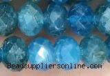 CAP619 15.5 inches 5*7mm - 5*8mm faceted rondelle apatite beads