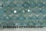 CAP620 15.5 inches 2mm faceted round tiny apatite gemstone beads