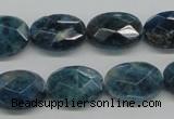 CAP68 15.5 inches 13*18mm faceted oval dyed apatite gemstone beads