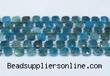 CAP701 15.5 inches 8mm faceted square apatite beads