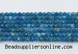 CAP705 15.5 inches 6mm faceted round apatite gemstone beads wholesale