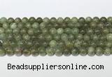 CAP709 15.5 inches 8mm round green apatite gemstone beads wholesale