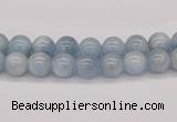 CAQ114 15.5 inches 4mm round AA grade natural aquamarine beads