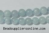 CAQ201 15.5 inches 8mm round natural aquamarine beads wholesale