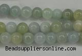 CAQ452 15.5 inches 6mm round aquamarine beads wholesale