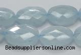 CAQ52 15.5 inches 15*20mm faceted oval natural aquamarine beads