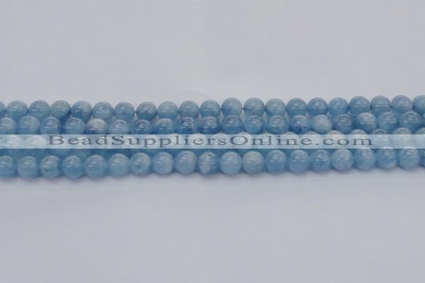 CAQ537 15.5 inches 8mm round AAA grade natural aquamarine beads