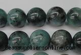 CAQ604 15.5 inches 12mm round aquamarine gemstone beads