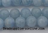 CAQ701 15.5 inches 6mm round natural aquamarine beads wholesale