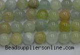 CAQ751 15.5 inches 6mm round aquamarine beads wholesale