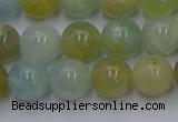 CAQ753 15.5 inches 10mm round aquamarine beads wholesale