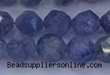 CAQ775 15.5 inches 14mm faceted nuggets imitation aquamarine beads