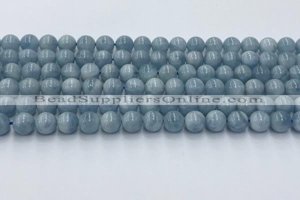 CAQ906 15.5 inches 6mm round aquamarine gemstone beads