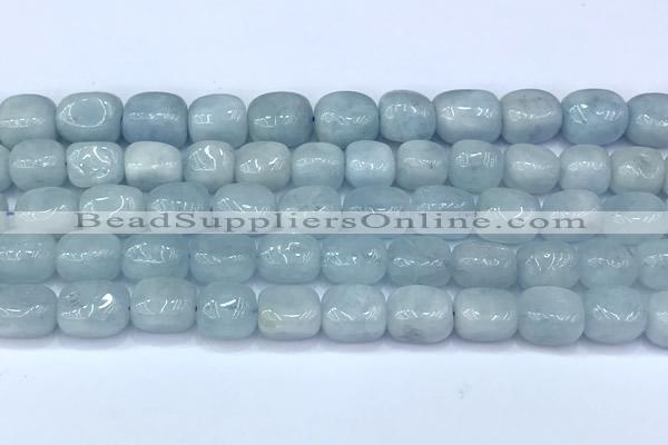 CAQ942 15 inches 9*10mm – 10*12mm nuggets aquamarine beads