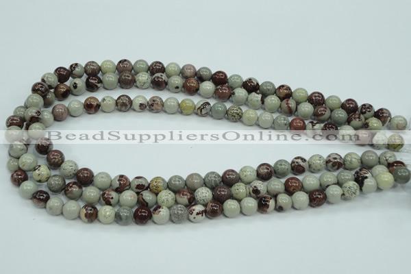 CAR03 15.5 inches 8mm round artistic jasper beads wholesale