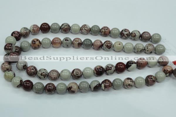 CAR05 15.5 inches 12mm round artistic jasper beads wholesale