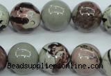 CAR07 15.5 inches 16mm round artistic jasper beads wholesale