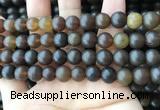 CAR219 15.5 inches 9mm round natural amber beads wholesale